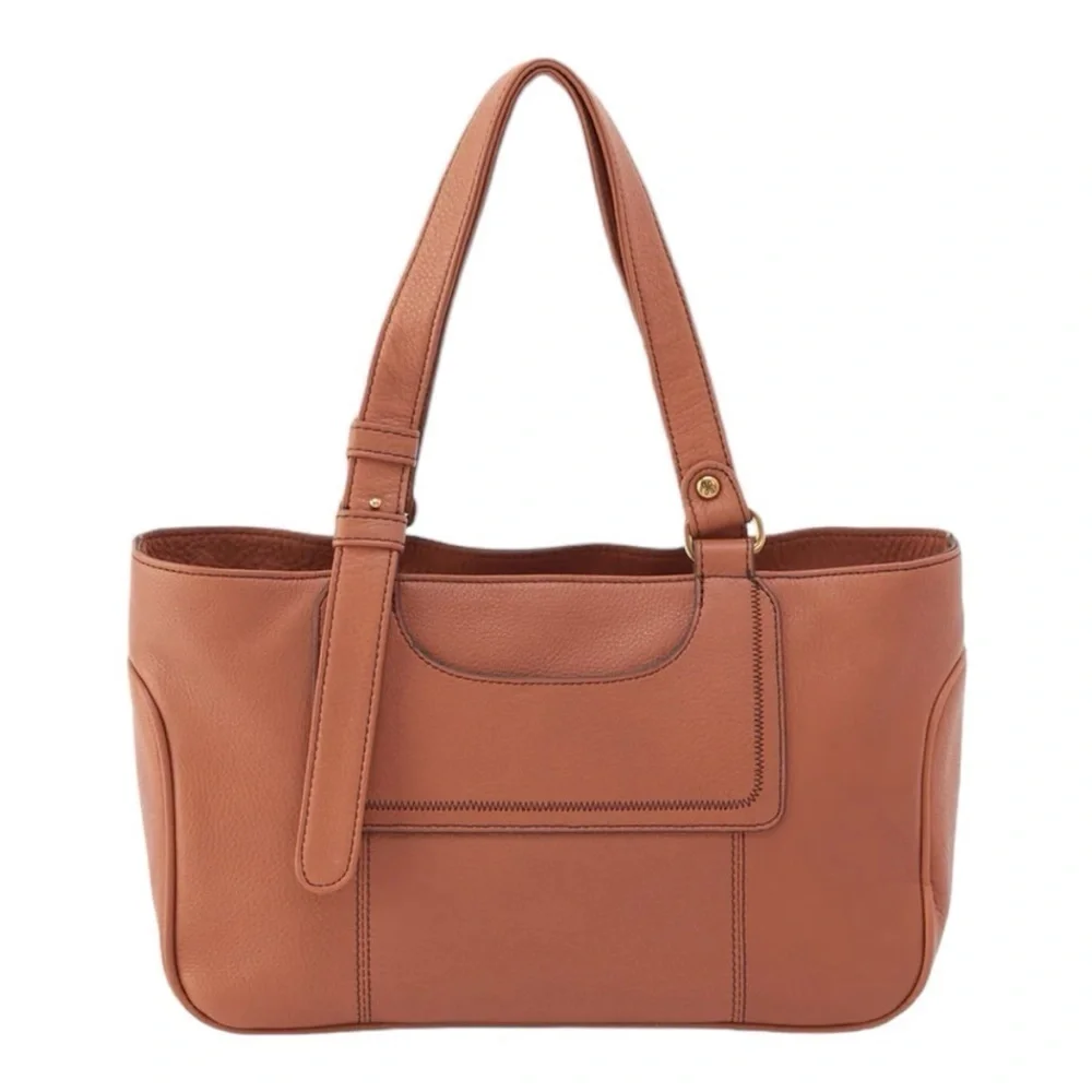 HOBO (NWT) Genuine Pebbled Leather, Autry Satchel in Cashew - Picture 2 of 8